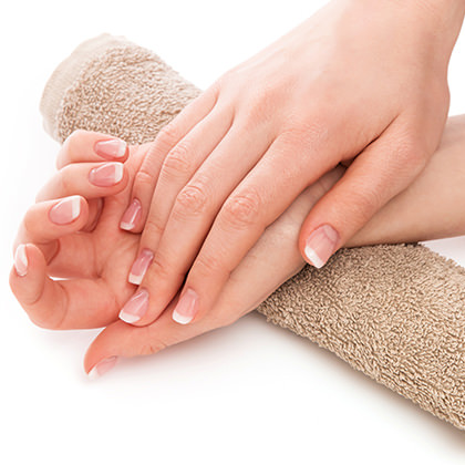 Radiofrequenztherapie Hand Treatment